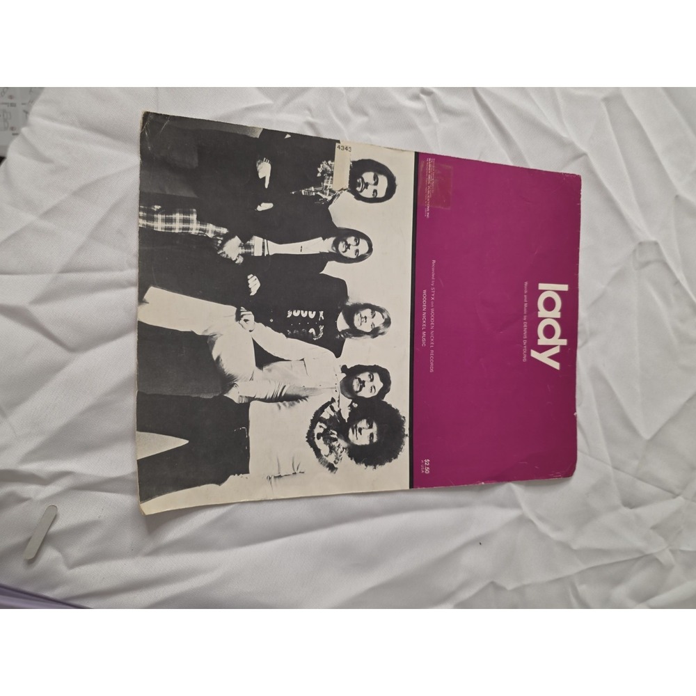 Lady Sheet Music Song Book - Wooden Nickel Music Rock Voice/Guitar Choir Interm